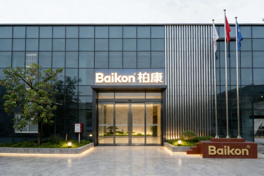 Baikon Sports modern manufacturing facility, a leading sports court flooring manufacturer in Guangzhou, China