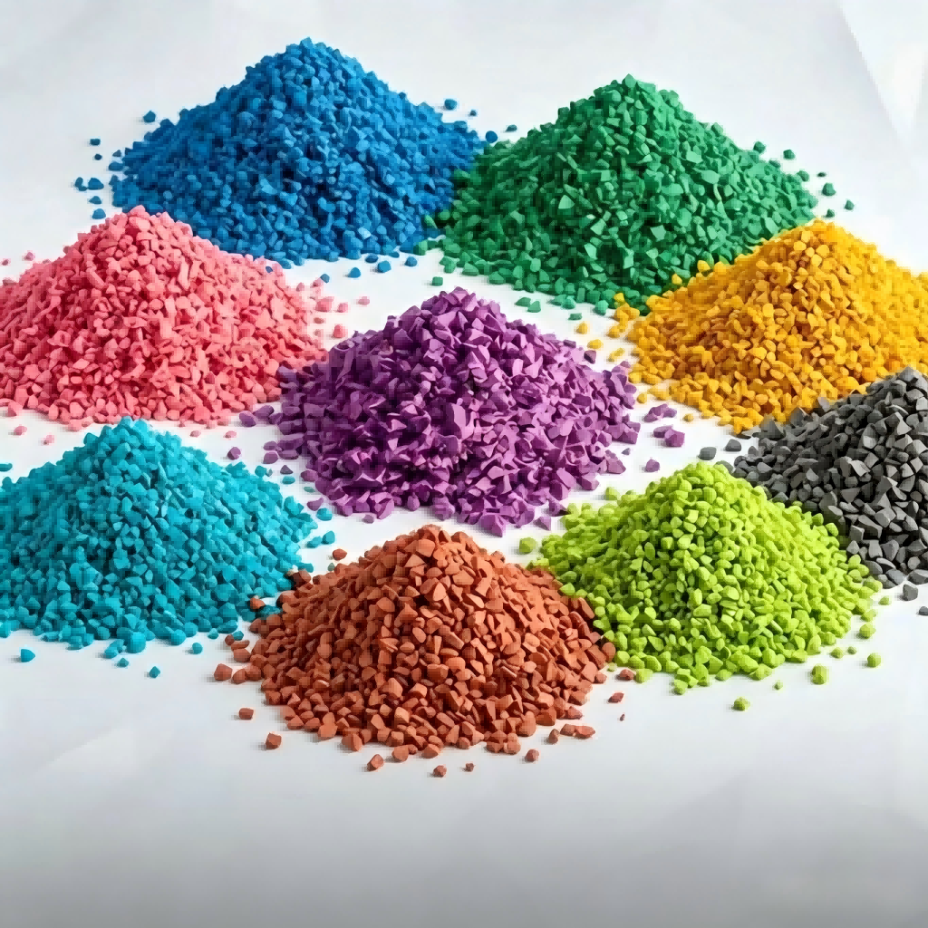 EPDM rubber flooring for Malaysia kindergarten & park projects colorful raw EPDM granules for playground construction